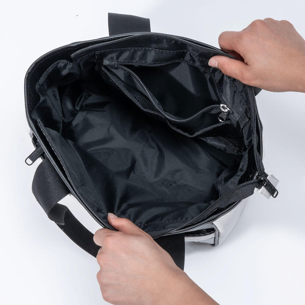 ピン PING　エンボス ラウンドトートバッグ GB-U2518 38574-01 WHITE 詳細3