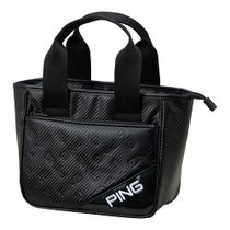 ピン PING　エンボス ラウンドトートバッグ GB-U2518 38574-02 BLACK