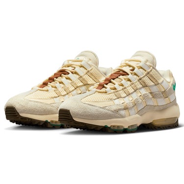 ナイキ NIKE　エア マックス AIR MAX 95G　スパイクレス ゴルフシューズ　IB6895 100 ココナッツミルク/セイル