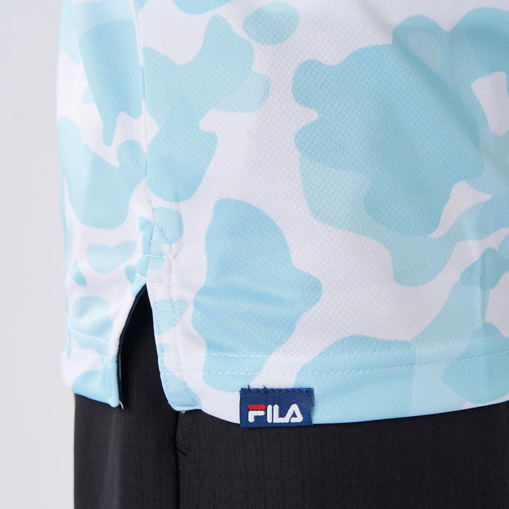 フィラ FILA　メンズ カモフラージュ柄 半袖 ポロシャツ 744-677Y　2025年モデル 詳細6