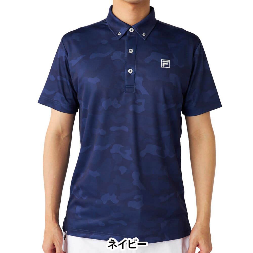 フィラ FILA　メンズ カモフラージュ柄 半袖 ポロシャツ 744-677Y　2025年モデル 詳細7