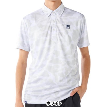 フィラ FILA　メンズ カモフラージュ柄 半袖 ポロシャツ 744-677Y　2025年モデル 詳細10