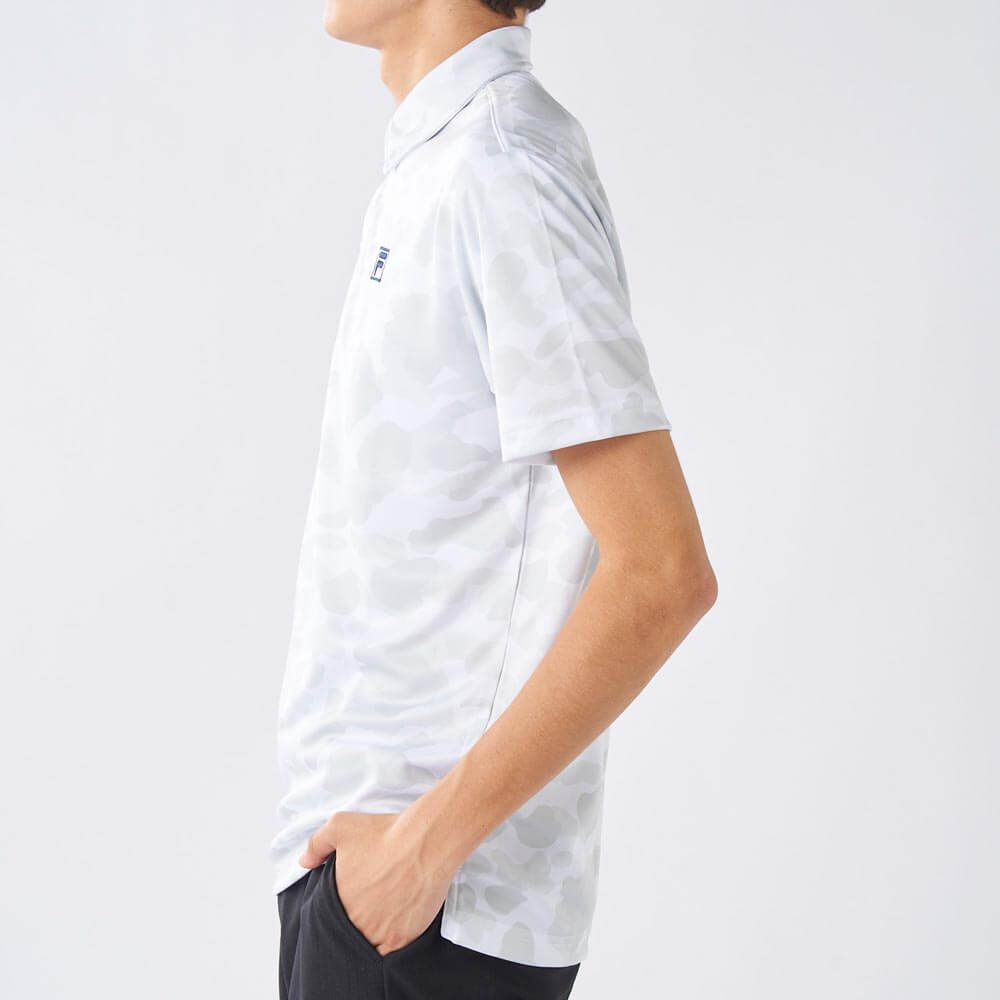 フィラ FILA　メンズ カモフラージュ柄 半袖 ポロシャツ 744-677Y　2025年モデル 詳細12