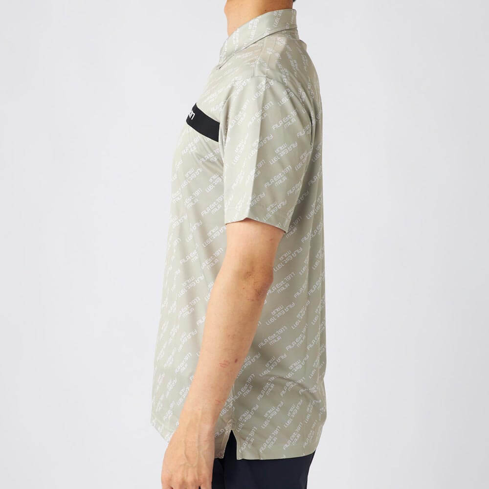 フィラ FILA　メンズ 総柄 半袖 ポロシャツ 744-680Y　2025年モデル 詳細4