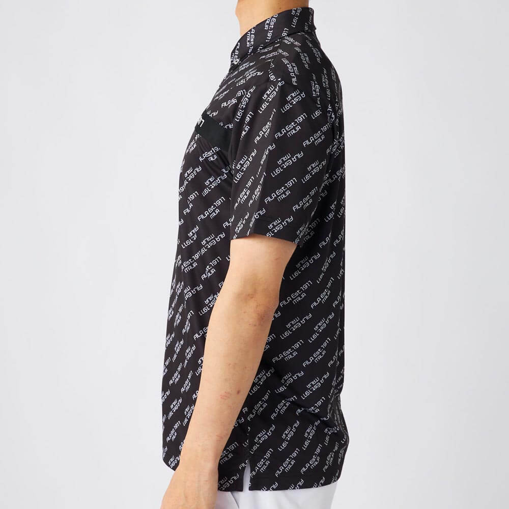 フィラ FILA　メンズ 総柄 半袖 ポロシャツ 744-680Y　2025年モデル 詳細7