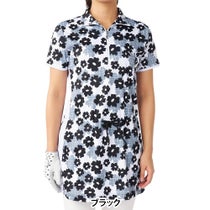 マリクレール marie claire　レディース 花柄 ハーフジップ 半袖 チュニック 715-452　2025年モデル