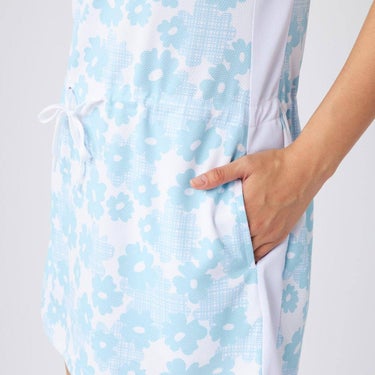 マリクレール marie claire　レディース 花柄 ハーフジップ 半袖 チュニック 715-452　2025年モデル 詳細9