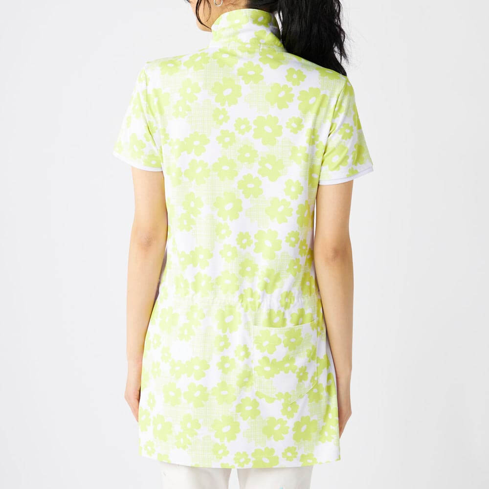 マリクレール marie claire　レディース 花柄 ハーフジップ 半袖 チュニック 715-452　2025年モデル 詳細13