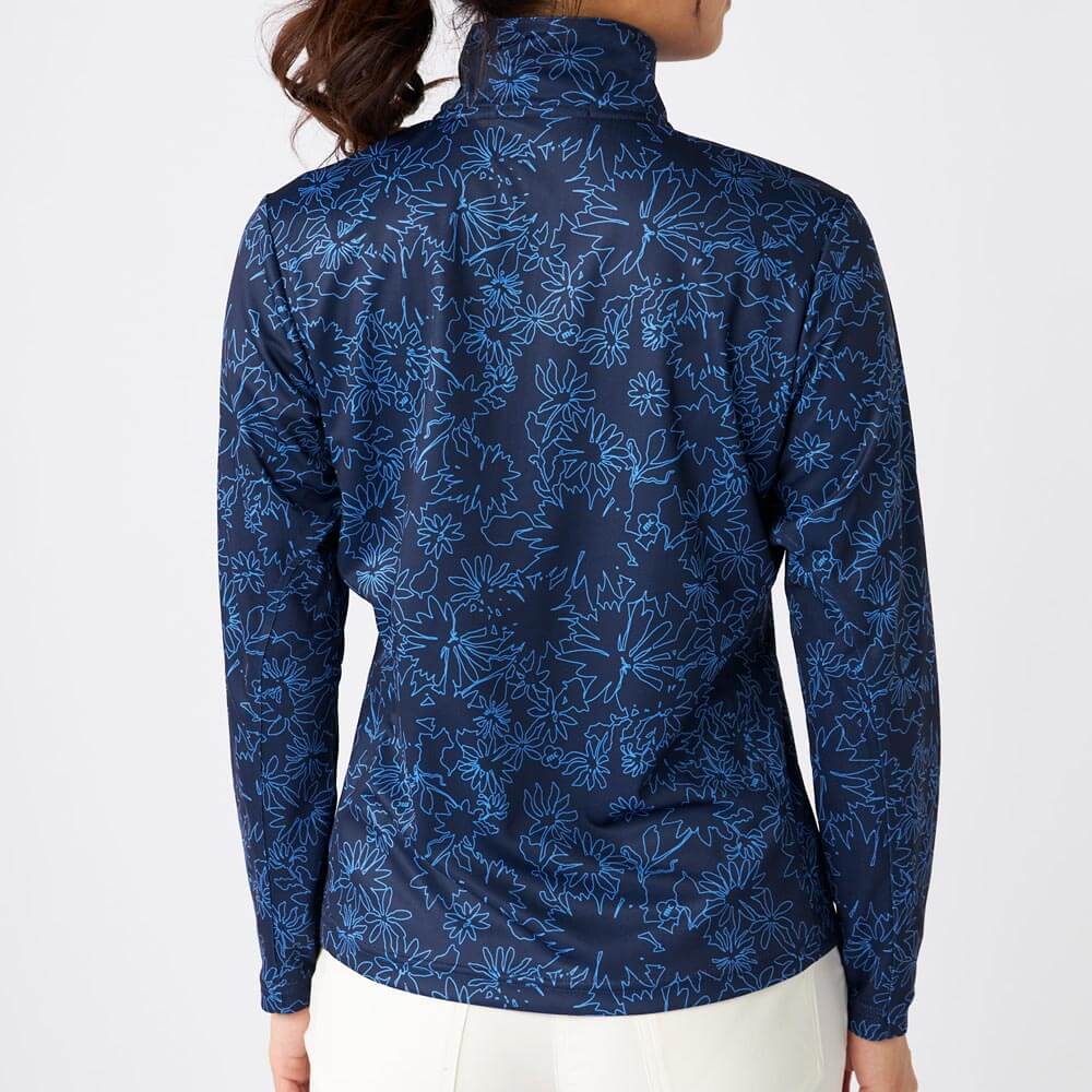 マリクレール marie claire　レディース 長袖 ハーフジップ シャツ 715-570L　2025年モデル 詳細3