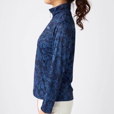 マリクレール marie claire　レディース 長袖 ハーフジップ シャツ 715-570L　2025年モデル 詳細4