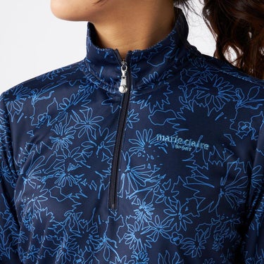 マリクレール marie claire　レディース 長袖 ハーフジップ シャツ 715-570L　2025年モデル 詳細5