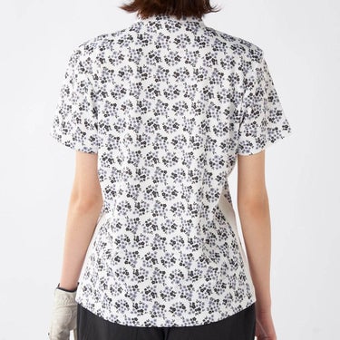 マリクレール marie claire　レディース 小花柄 半袖 ハーフジップ シャツ 715-658　2025年モデル 詳細3