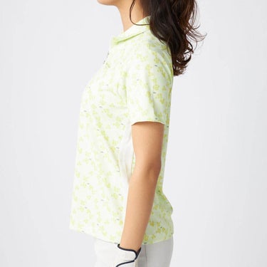 マリクレール marie claire　レディース 小花柄 半袖 ハーフジップ シャツ 715-658　2025年モデル 詳細11