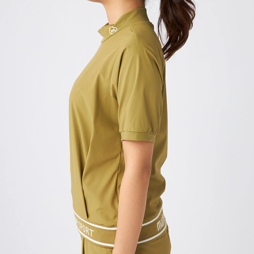 マリクレール marie claire　レディース 撥水 8WAYストレッチ 半袖 プルオーバー 715-656 カーキ　2025年モデル カーキ 詳細3