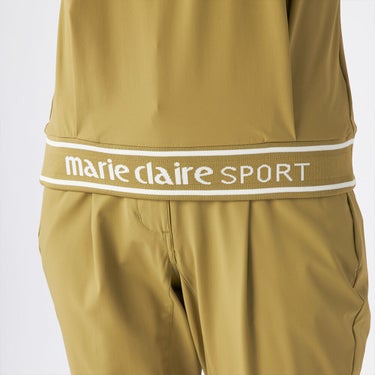 マリクレール marie claire　レディース 撥水 8WAYストレッチ 半袖 プルオーバー 715-656 カーキ　2025年モデル カーキ 詳細5