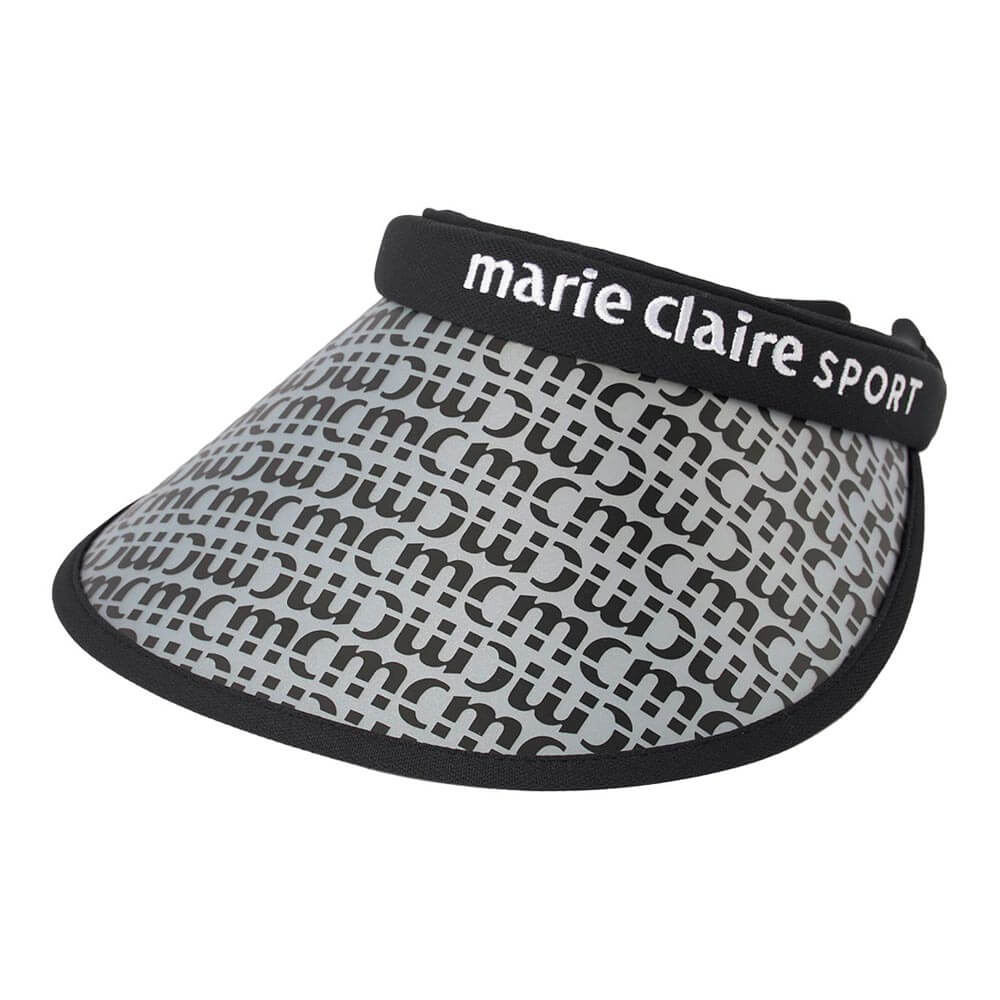 マリクレール marie claire　レディース サンバイザー 715-912 BK ブラック　2025年モデル ブラック 詳細1