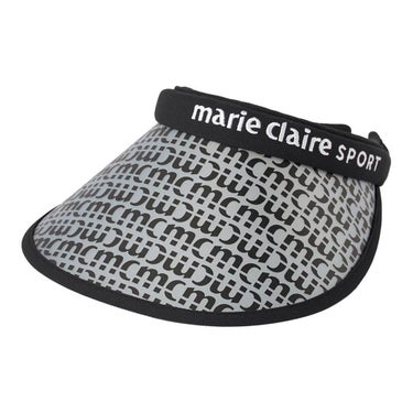 マリクレール marie claire　レディース サンバイザー 715-912 BK ブラック　2025年モデル ブラック 詳細1