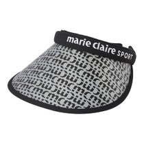 マリクレール marie claire　レディース サンバイザー 715-912 BK ブラック　2025年モデル