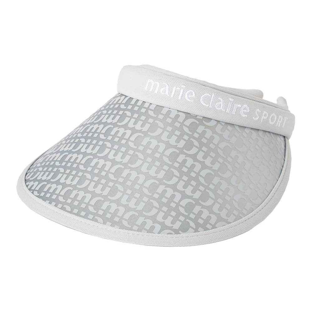 マリクレール marie claire　レディース サンバイザー 715-912 GY グレー　2025年モデル グレー 詳細1
