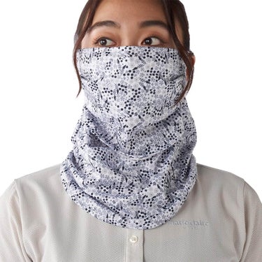 マリクレール marie claire　レディース 小花柄 フェイスカバー 715-961 BK ブラック　2025年モデル ブラック 詳細1