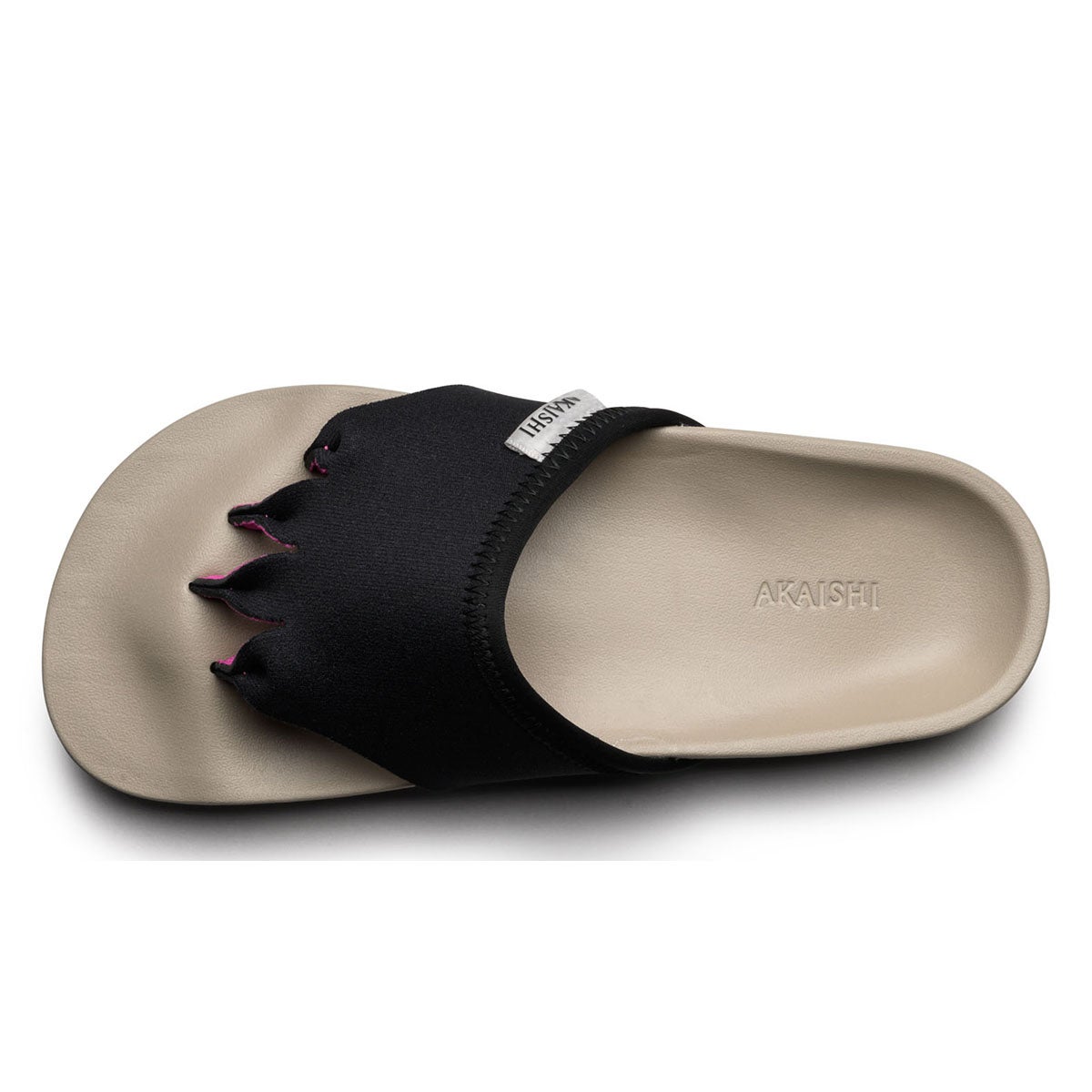 アカイシ AKAISHI　アーチフィッター 610 5本指 エクサルーム サンダル ブラック AF610016BK ブラック（AF610016BK） 詳細3