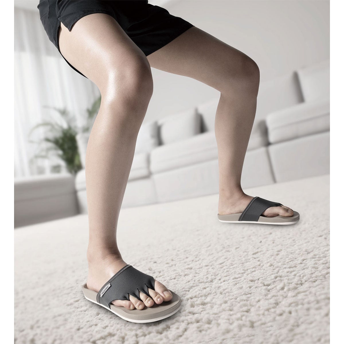 アカイシ AKAISHI　アーチフィッター 610 5本指 エクサルーム サンダル グレー AF610016GR グレー（AF610016GR） 詳細7