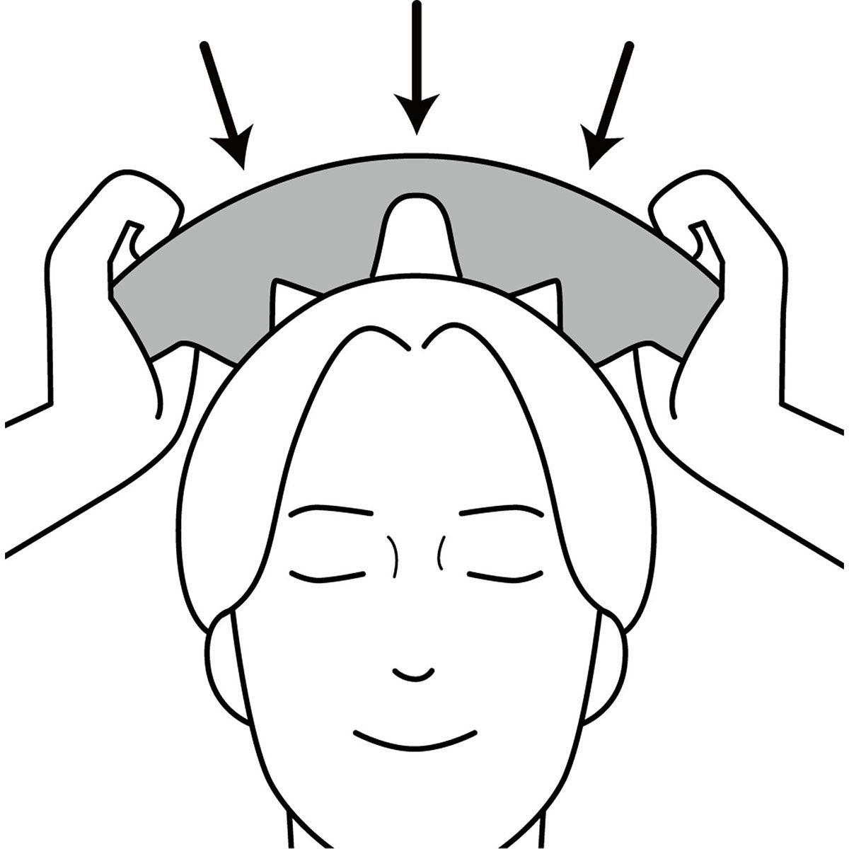 アカイシ AKAISHI　ヘッドリリースパッド ブラウン HB130 モカ（HB130） 詳細12