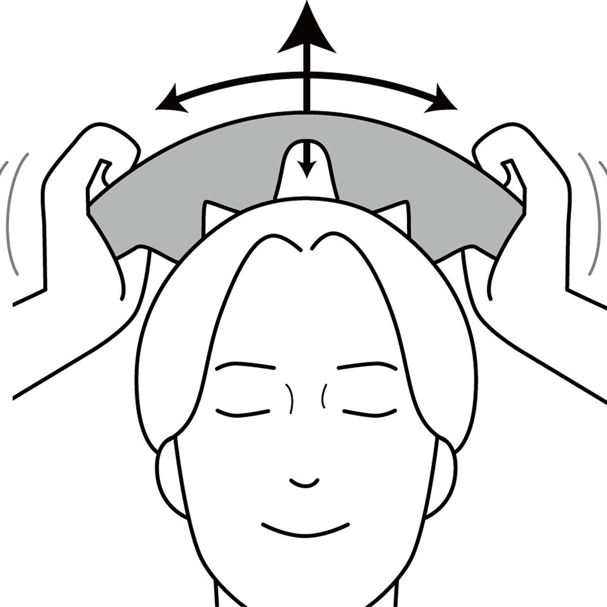 アカイシ AKAISHI　ヘッドリリースパッド ブラウン HB130 モカ（HB130） 詳細13