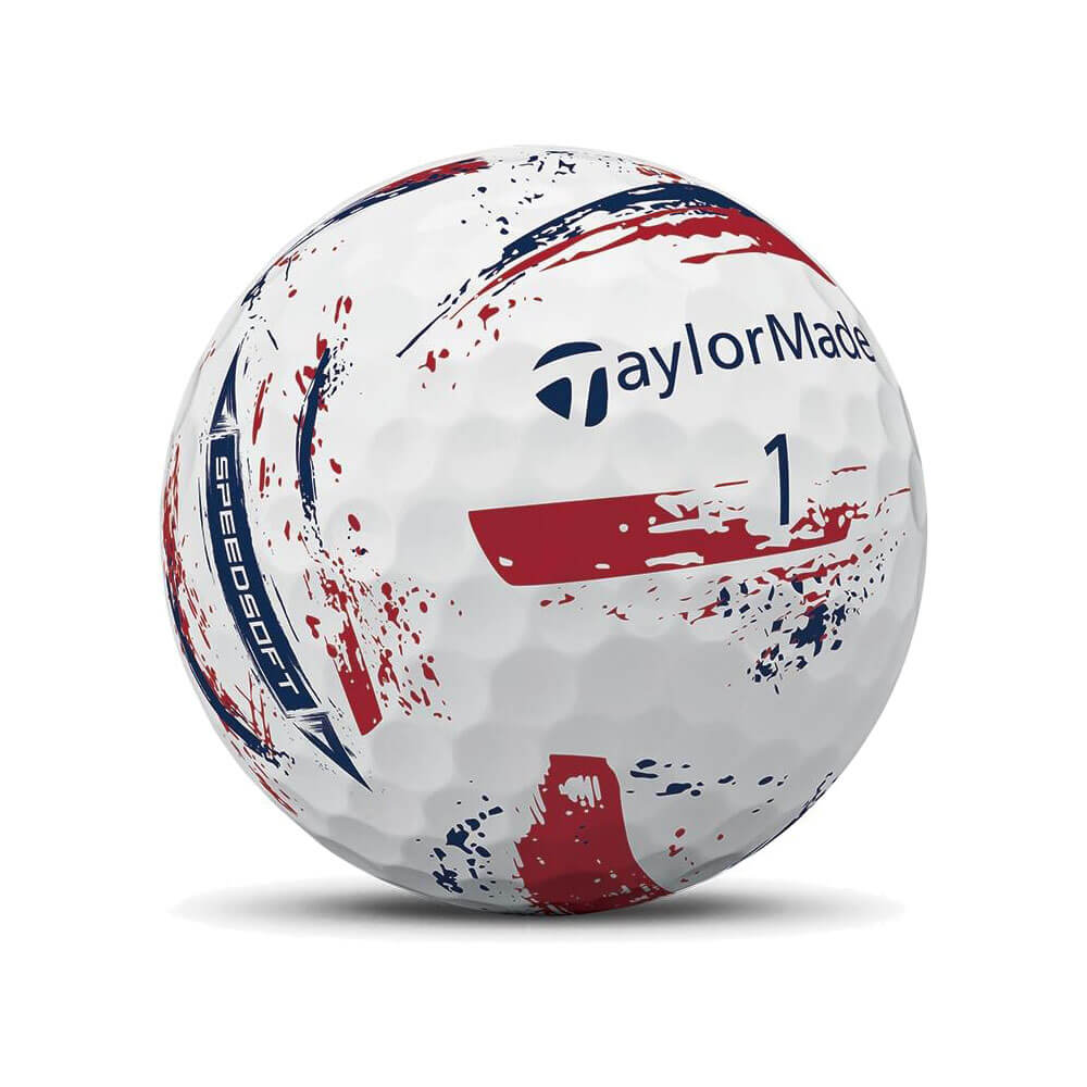 テーラーメイド　SPEED SOFT INK 2026年モデル ゴルフボール　1ダース（12球入り）　USA USA 詳細2