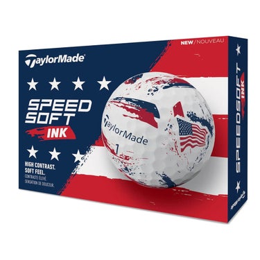 テーラーメイド　SPEED SOFT INK 2026年モデル ゴルフボール　1ダース（12球入り）　USA USA 詳細5