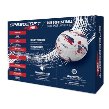 テーラーメイド　SPEED SOFT INK 2026年モデル ゴルフボール　1ダース（12球入り）　USA USA 詳細6