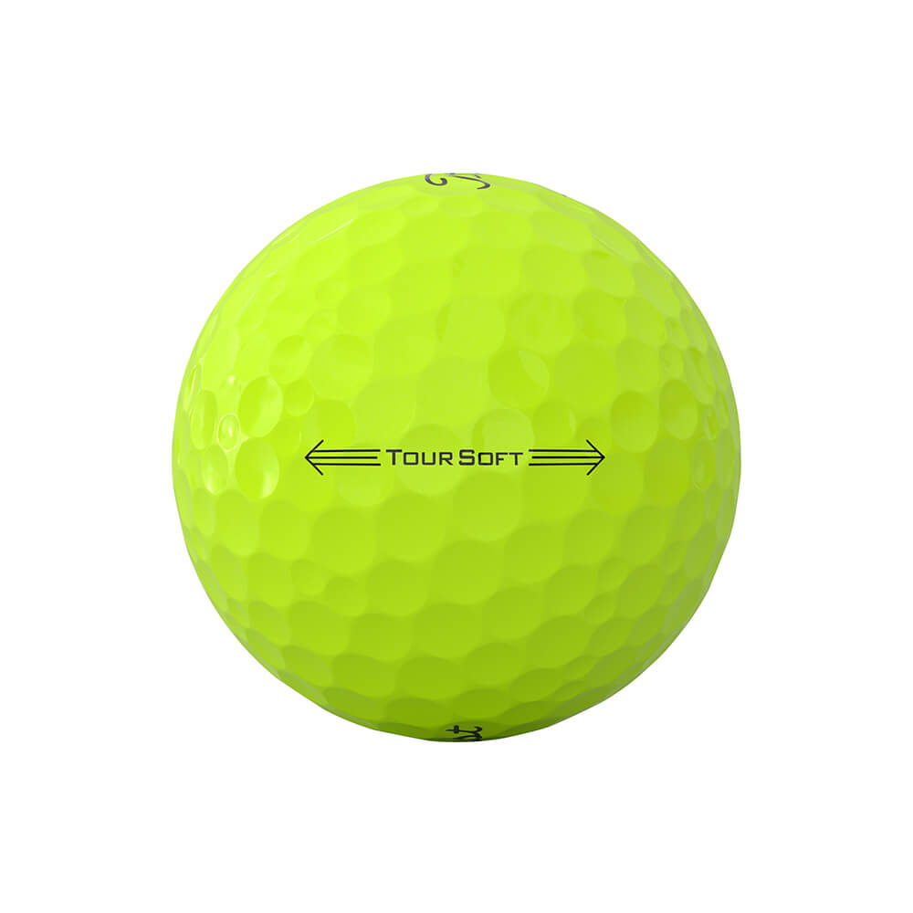 タイトリスト　TOUR SOFT ツアーソフト 2026年モデル　ゴルフボール　1ダース（12球入り）　イエロー イエロー 詳細3