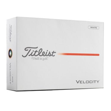 タイトリスト　VELOCITY ベロシティ 2026年モデル　ゴルフボール　1ダース（12球入り）　ホワイト ホワイト 詳細4