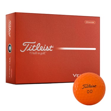 タイトリスト　VELOCITY ベロシティ 2026年モデル　ゴルフボール　1ダース（12球入り）　オレンジ オレンジ 詳細1