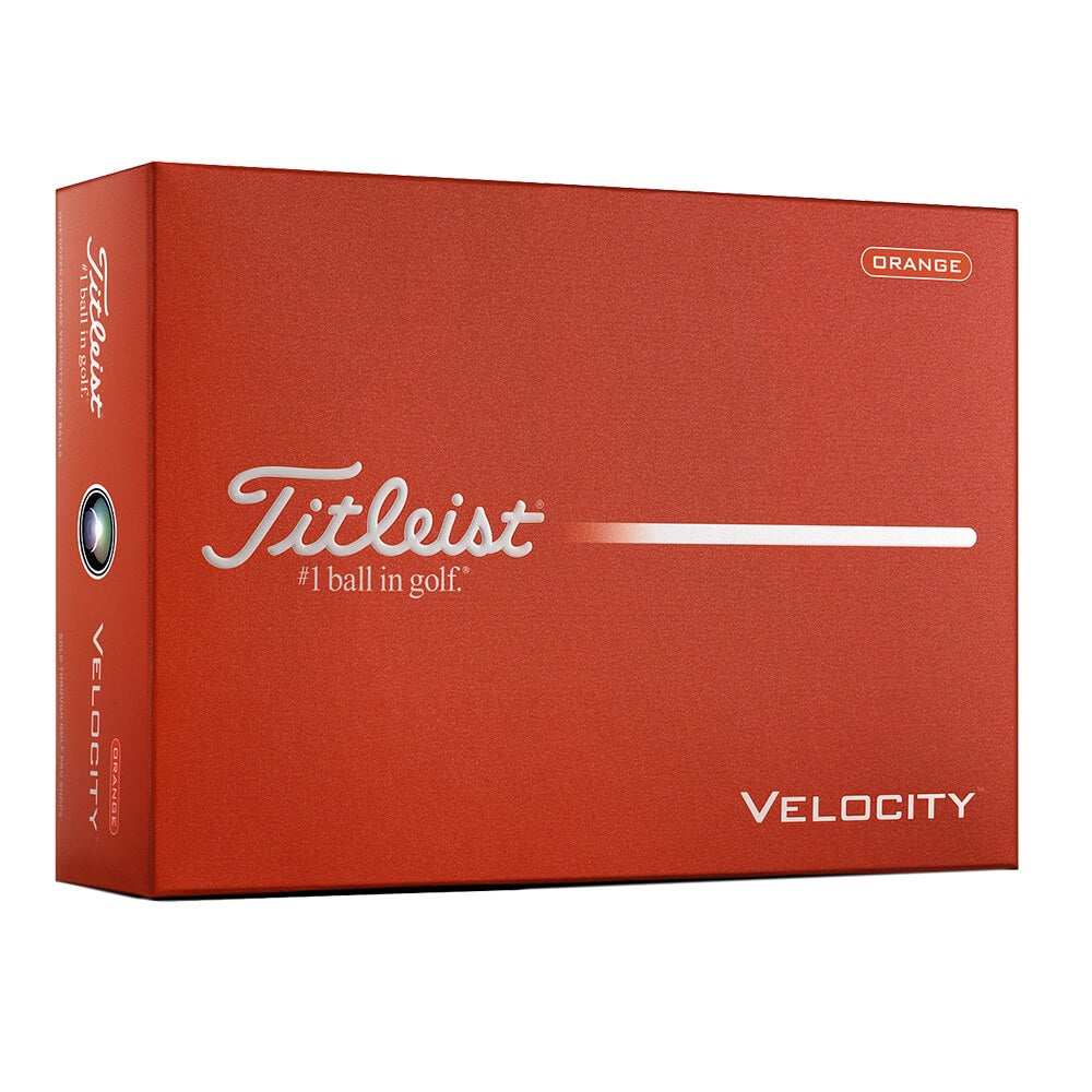 タイトリスト　VELOCITY ベロシティ 2026年モデル　ゴルフボール　1ダース（12球入り）　オレンジ オレンジ 詳細4