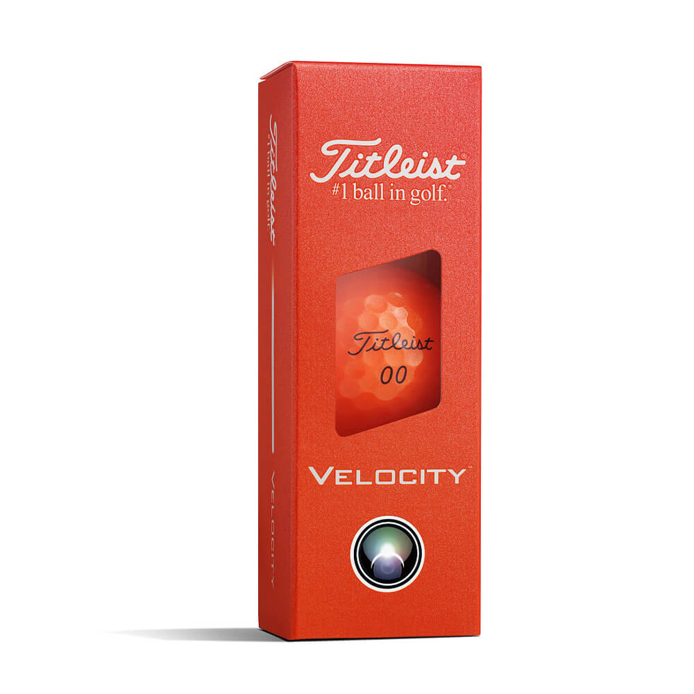 タイトリスト　VELOCITY ベロシティ 2026年モデル　ゴルフボール　1ダース（12球入り）　オレンジ オレンジ 詳細5