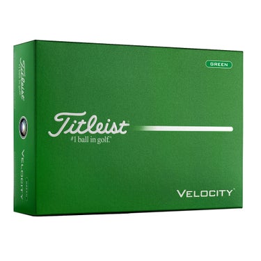 タイトリスト　VELOCITY ベロシティ 2026年モデル　ゴルフボール　1ダース（12球入り）　グリーン グリーン 詳細4