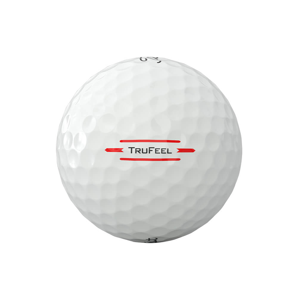 タイトリスト　TRUFEEL トゥルーフィール 2026年モデル　ゴルフボール　1ダース（12球入り）　ホワイト ホワイト 詳細3
