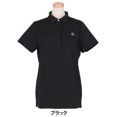 セントアンドリュース StANDREWS　レディース ふくれジャガードロゴ 半袖 ポロシャツ 043-5160252　2025年モデル 詳細2