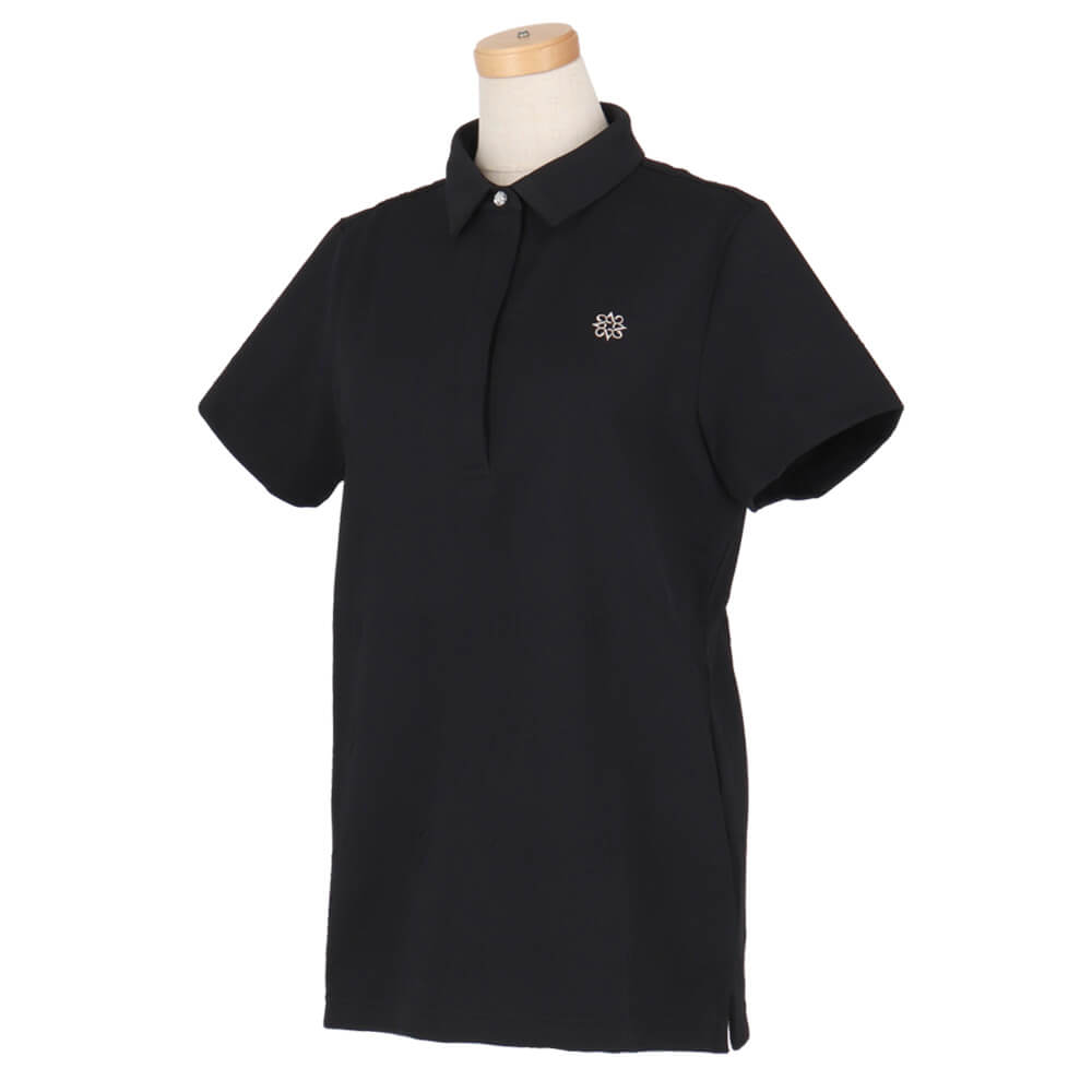 セントアンドリュース StANDREWS　レディース ふくれジャガードロゴ 半袖 ポロシャツ 043-5160252　2025年モデル 詳細4