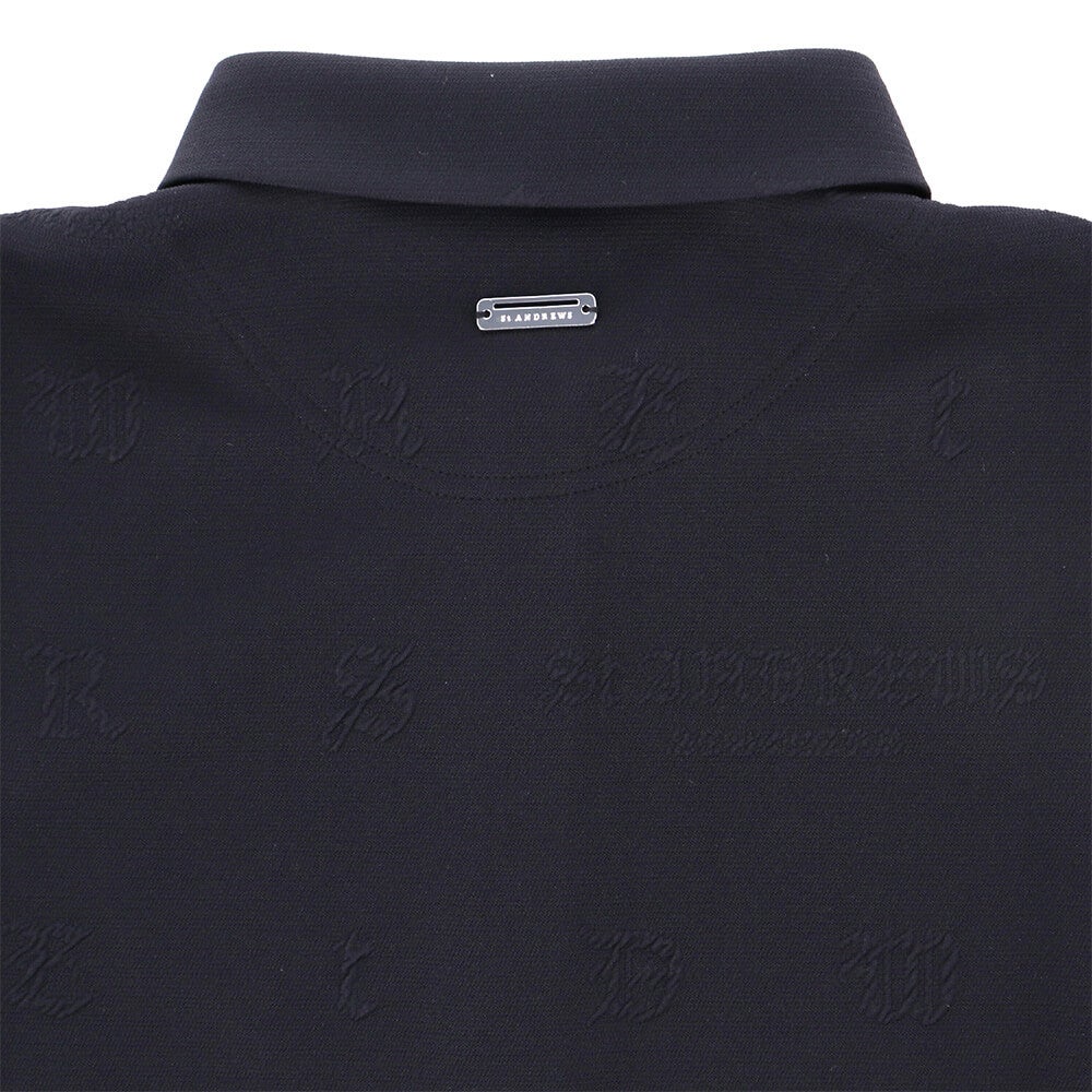 セントアンドリュース StANDREWS　レディース ふくれジャガードロゴ 半袖 ポロシャツ 043-5160252　2025年モデル 詳細7