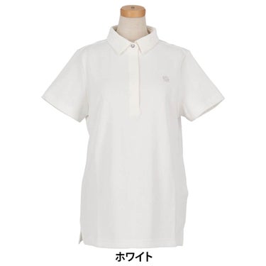 セントアンドリュース StANDREWS　レディース ふくれジャガードロゴ 半袖 ポロシャツ 043-5160252　2025年モデル 詳細9