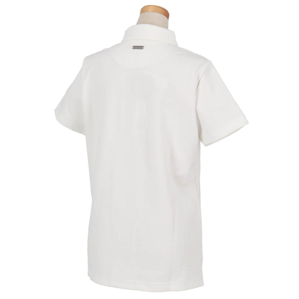 セントアンドリュース StANDREWS　レディース ふくれジャガードロゴ 半袖 ポロシャツ 043-5160252　2025年モデル 詳細10