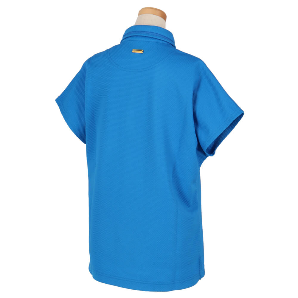 セントアンドリュース StANDREWS　レディース デルタ格子ジャガード 半袖 ポロシャツ 043-5160552　2025年モデル 詳細6