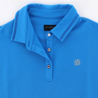 セントアンドリュース StANDREWS　レディース デルタ格子ジャガード 半袖 ポロシャツ 043-5160552　2025年モデル 詳細8