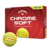 キャロウェイ　クロム ソフト 360°トリプルトラック 2026年モデル　ゴルフボール　1ダース（12球入り） イエロー 360-TRIPLE-TRACK 詳細1
