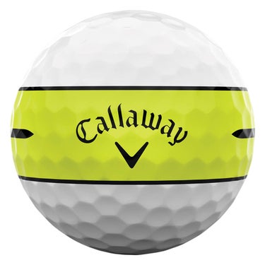 キャロウェイ　クロム ソフト 360° ストライプ 2026年モデル　ゴルフボール　1ダース（12球入り） イエロー 360イエローストライプ 詳細3