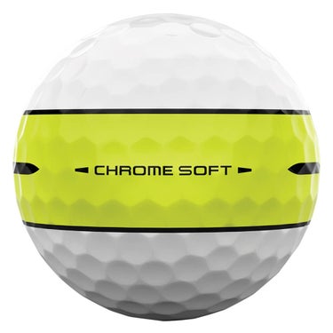 キャロウェイ　クロム ソフト 360° ストライプ 2026年モデル　ゴルフボール　1ダース（12球入り） イエロー 360イエローストライプ 詳細4