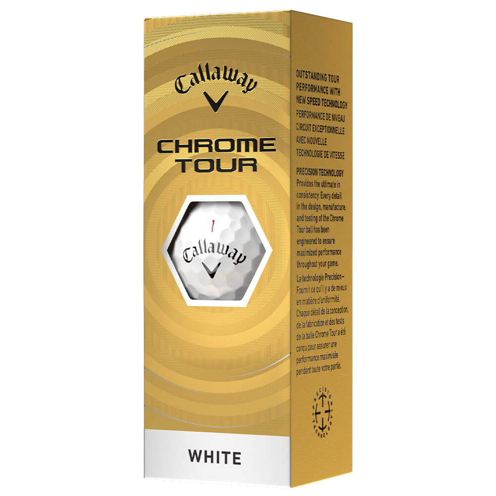 キャロウェイ　クロム ツアー 2026年モデル　ゴルフボール　1ダース（12球入り） ホワイト 詳細4