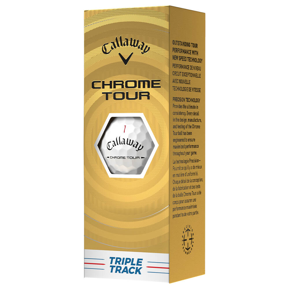 キャロウェイ　クロム ツアー トリプルトラック 2026年モデル　ゴルフボール　1ダース（12球入り） ホワイト TRIPLE-TRACK 詳細5